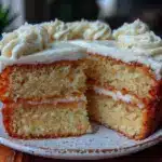 tender homemade vanilla cake - featured image