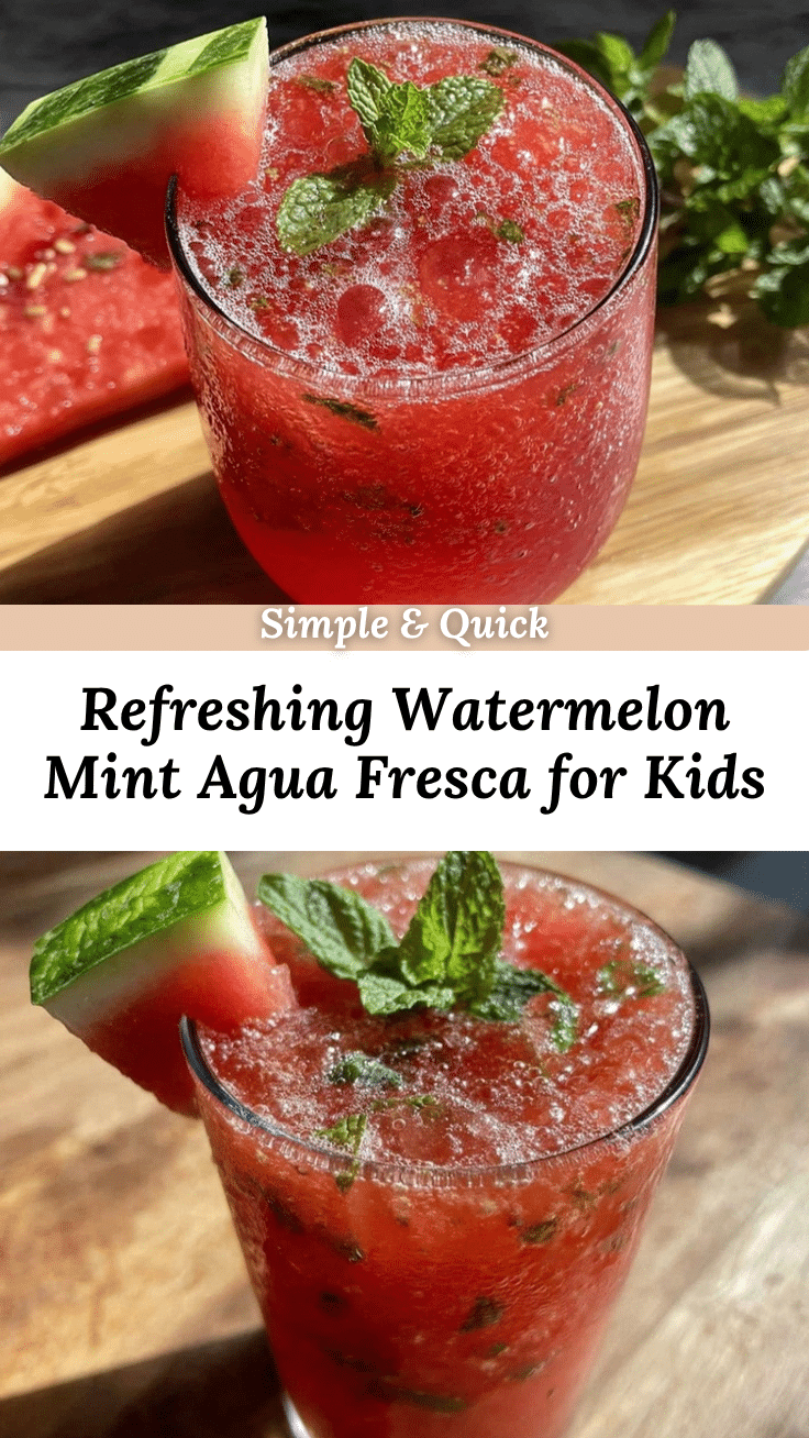 watermelon mint agua fresca recipe
