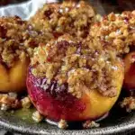 baked nectarine halves - featured image