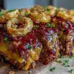 BBQ bacon cheddar meatloaf - featured image