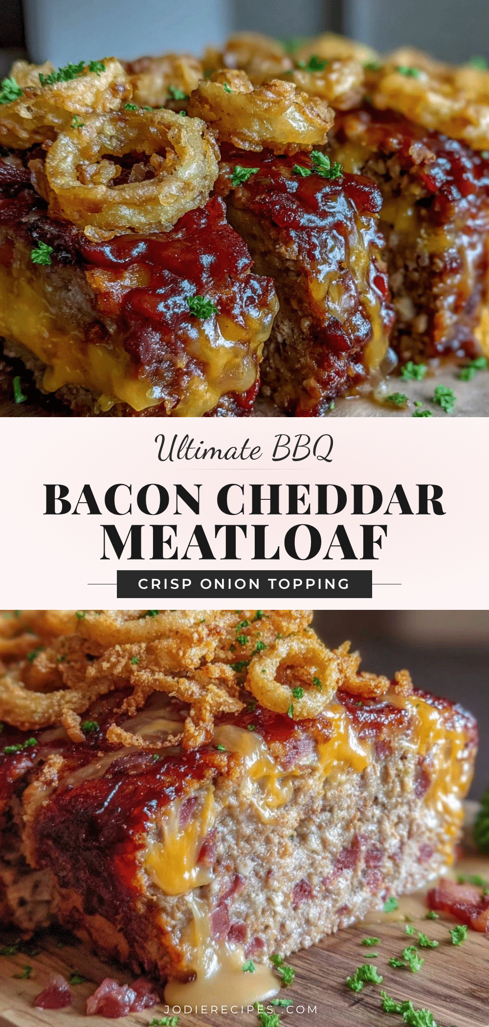 BBQ bacon cheddar meatloaf recipe