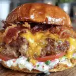beer-braised bacon smash burger - featured image