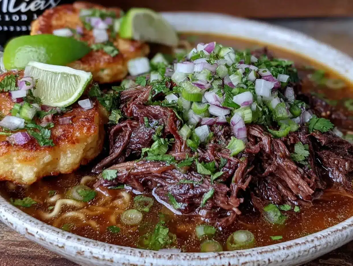 birria ramen preparation steps