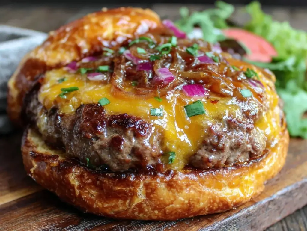 blackstone griddle smash burgers - featured image