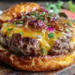 blackstone griddle smash burgers - featured image
