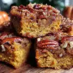 browned butter pumpkin blondies - featured image