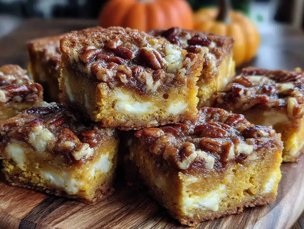browned butter pumpkin blondies preparation steps