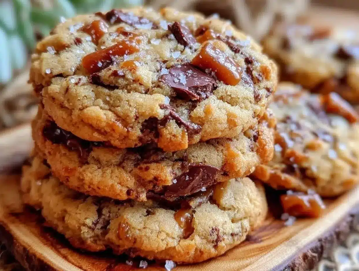 browned butter toffee chocolate chunk cookies preparation steps