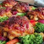 calorie deficit sheet pan chicken - featured image
