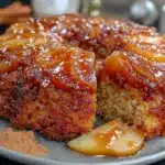chai spiced pear upside down cake - featured image