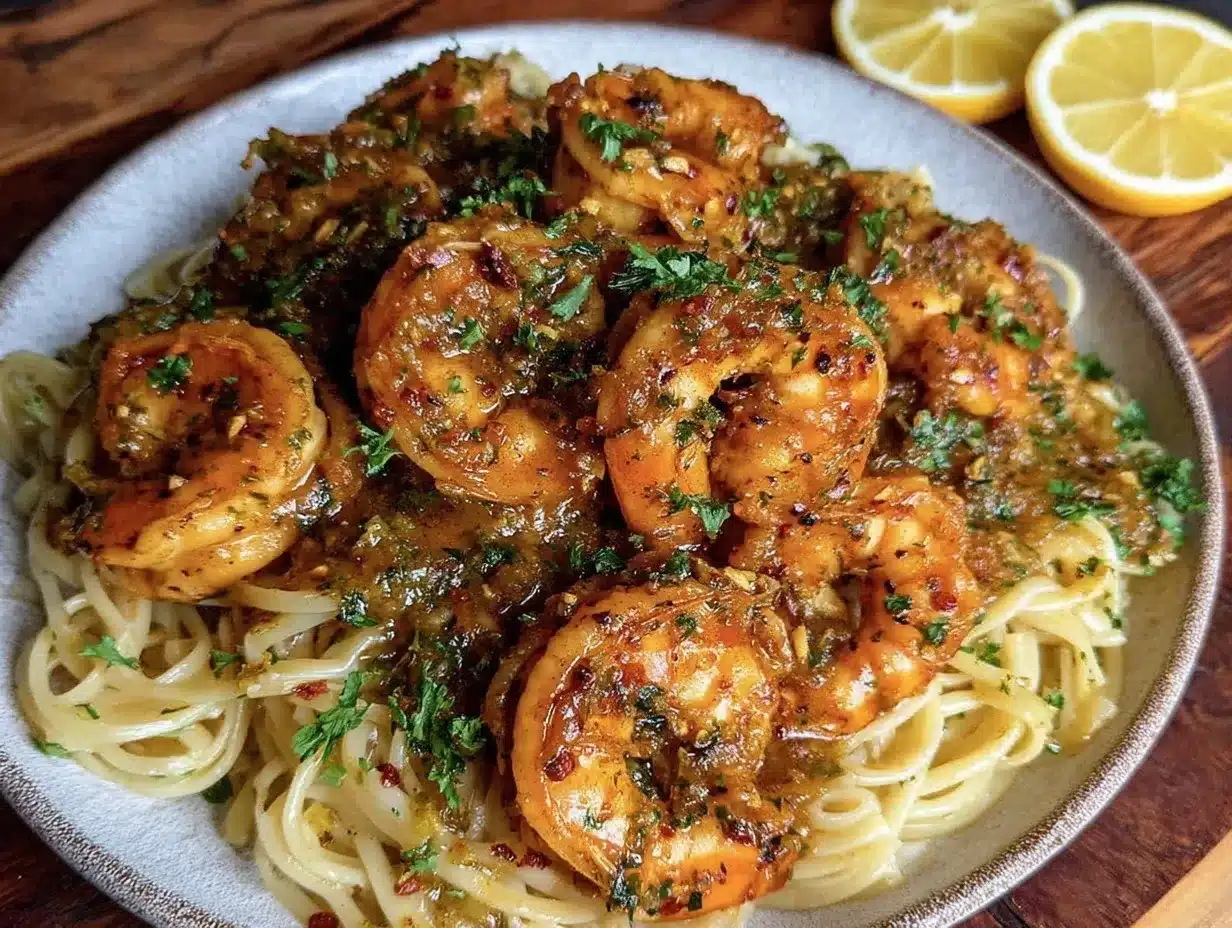 champagne shrimp scampi preparation steps
