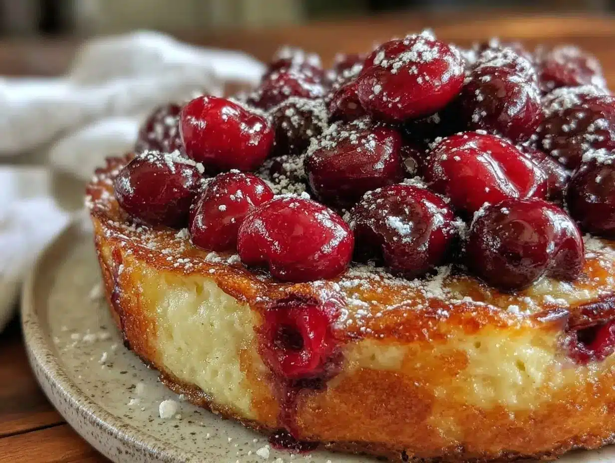 cherry clafoutis preparation steps