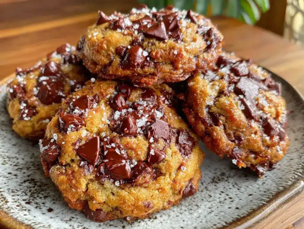 chewy chocolate chip cookies without butter - featured image