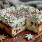 confetti sheet cake - featured image