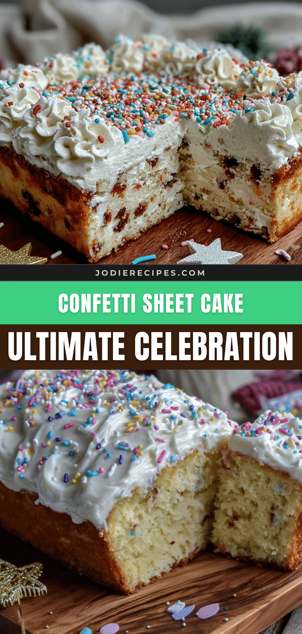 confetti sheet cake recipe