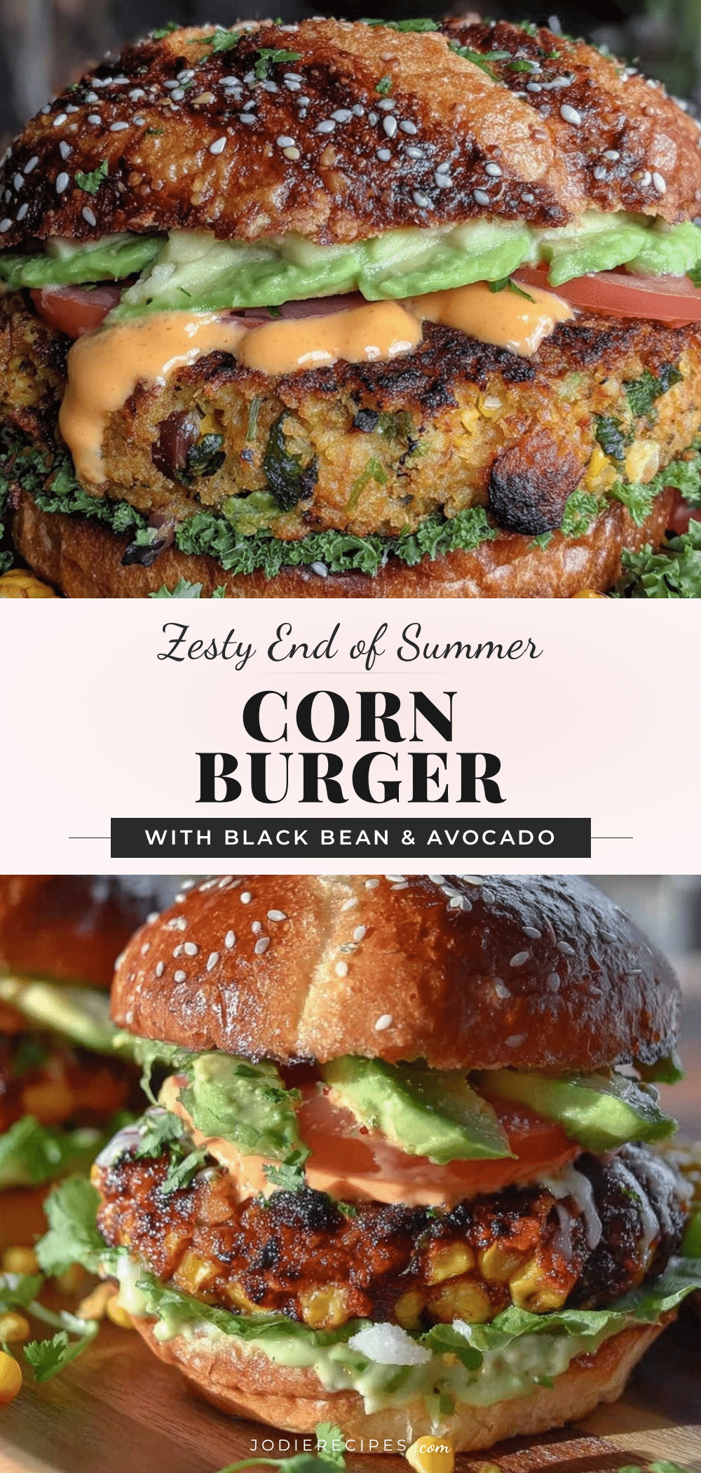 corn and black bean burger recipe