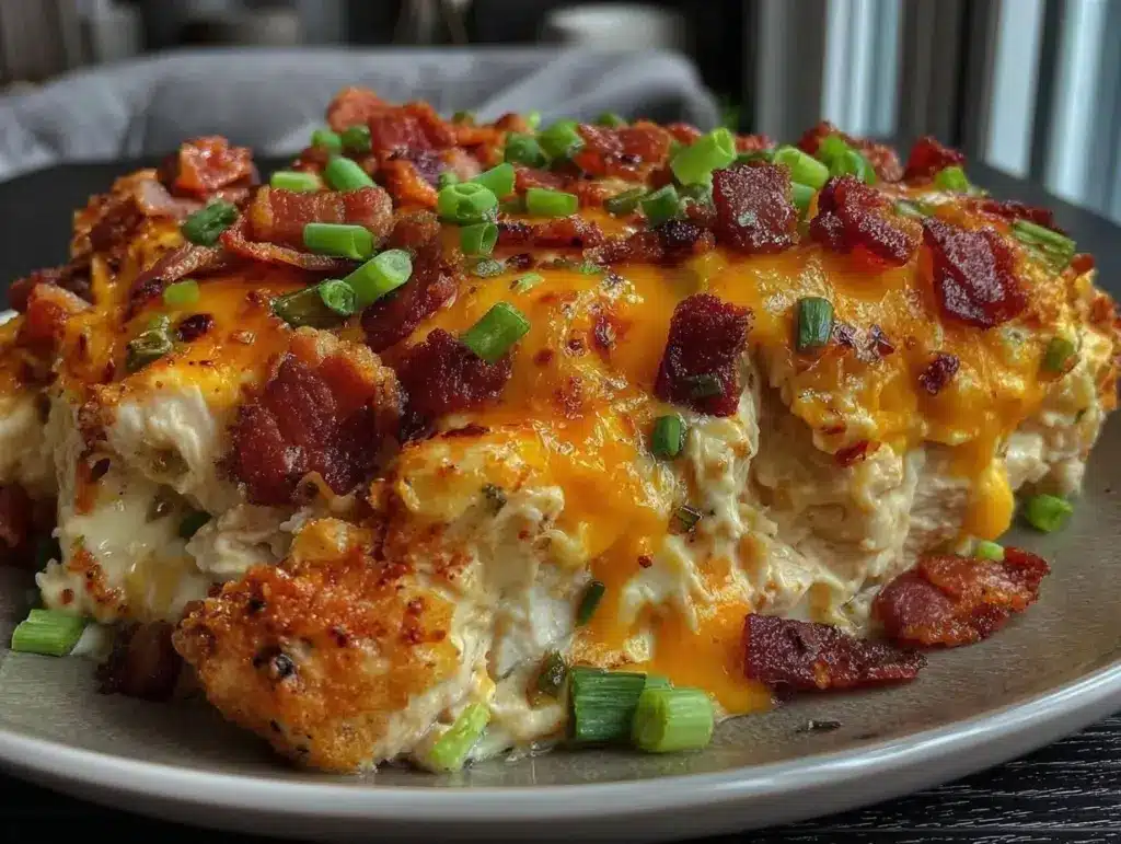 crack chicken casserole - featured image