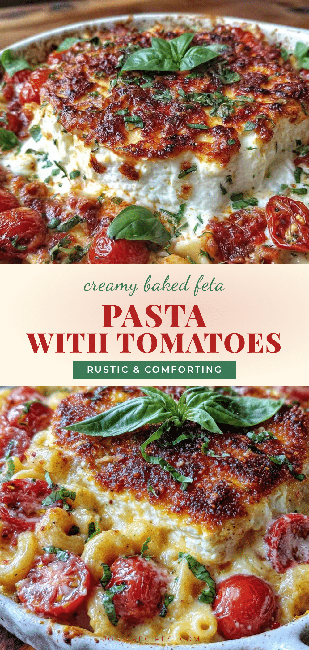 creamy baked feta pasta recipe