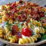 creamy BLT pasta salad - featured image