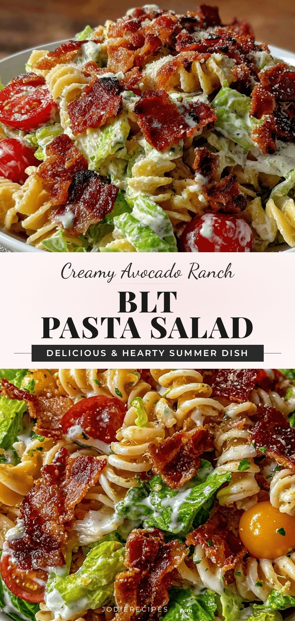 creamy blt pasta salad recipe