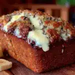 creamy brown butter banana bread with swirl - featured image