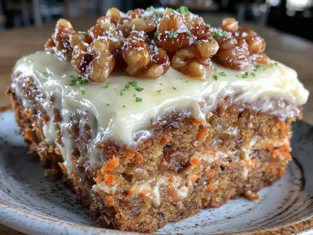 creamy carrot cake - featured image