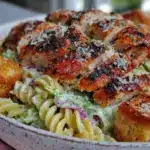 Creamy Chicken Caesar Pasta Salad - featured image