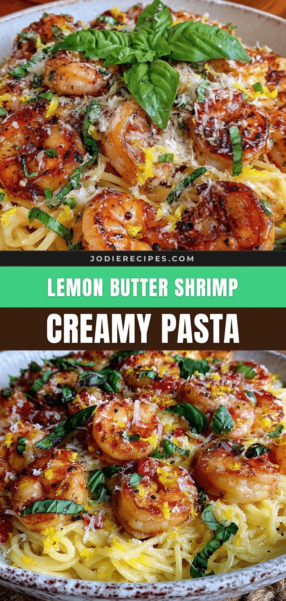 creamy one-pot lemon butter shrimp pasta recipe