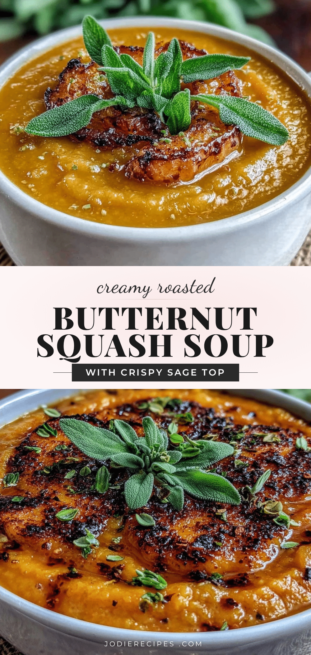 creamy roasted butternut squash soup recipe