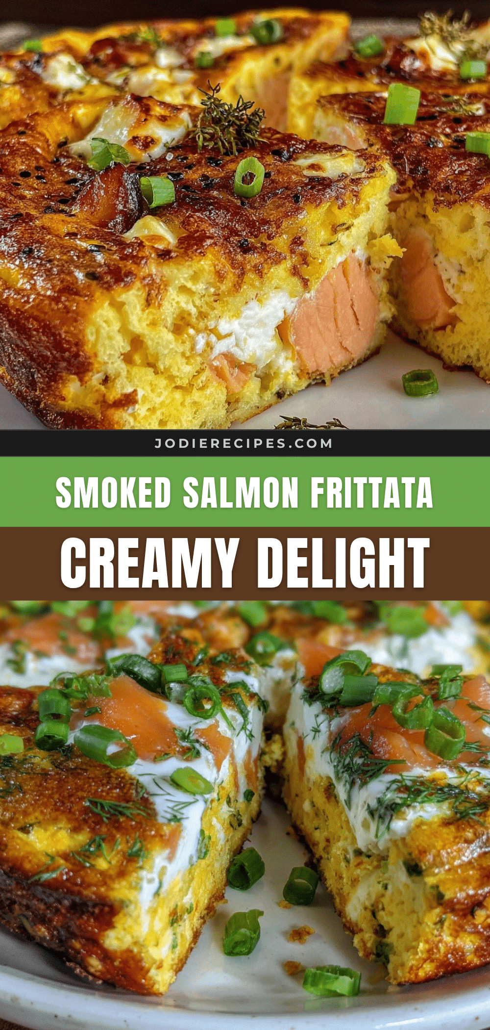 creamy smoked salmon cream cheese frittata recipe