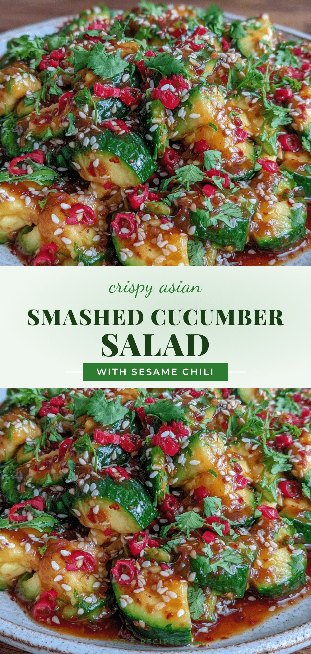 crispy asian smashed cucumber salad recipe