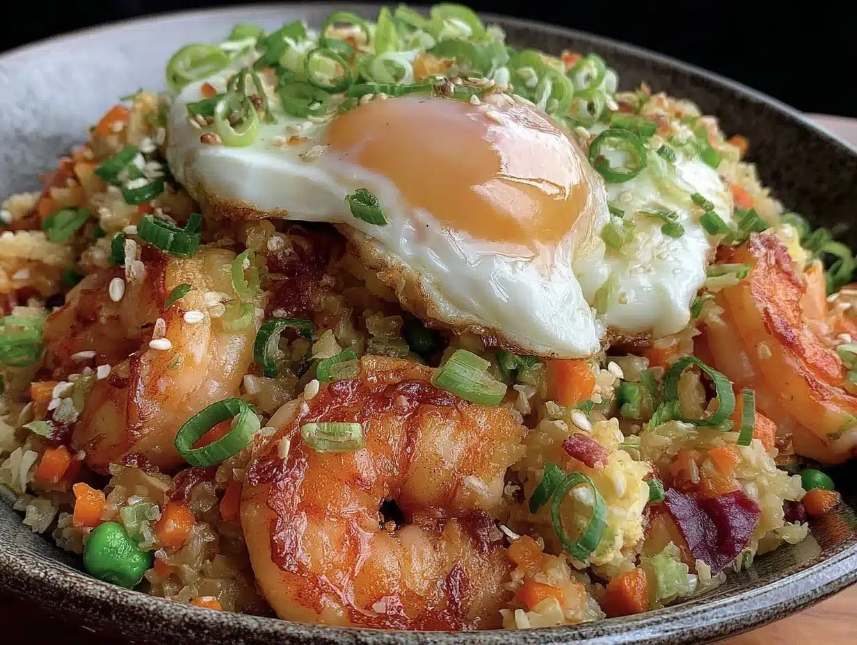 crispy cauliflower fried rice preparation steps