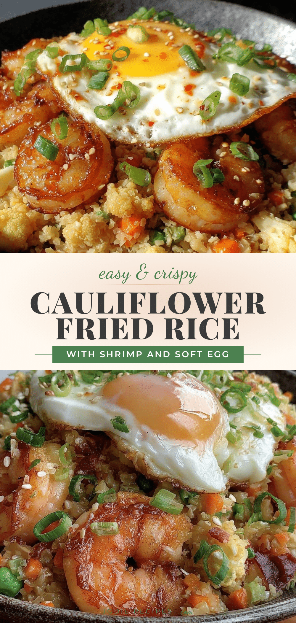 crispy cauliflower fried rice recipe