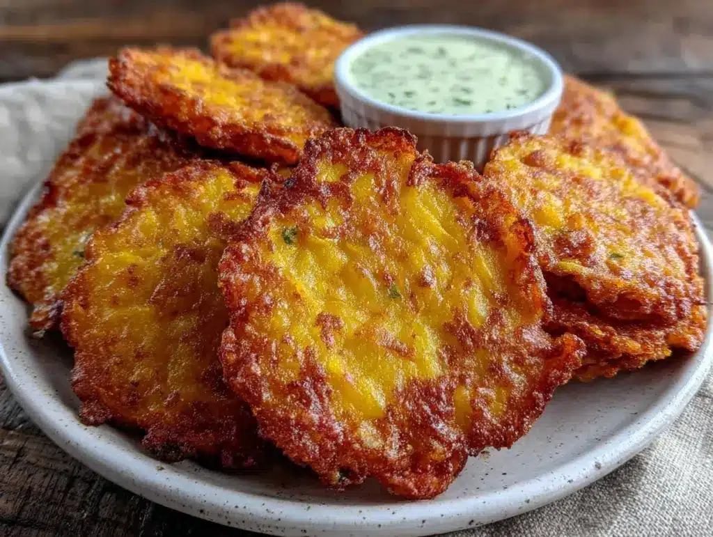 crispy fried yellow squash - featured image
