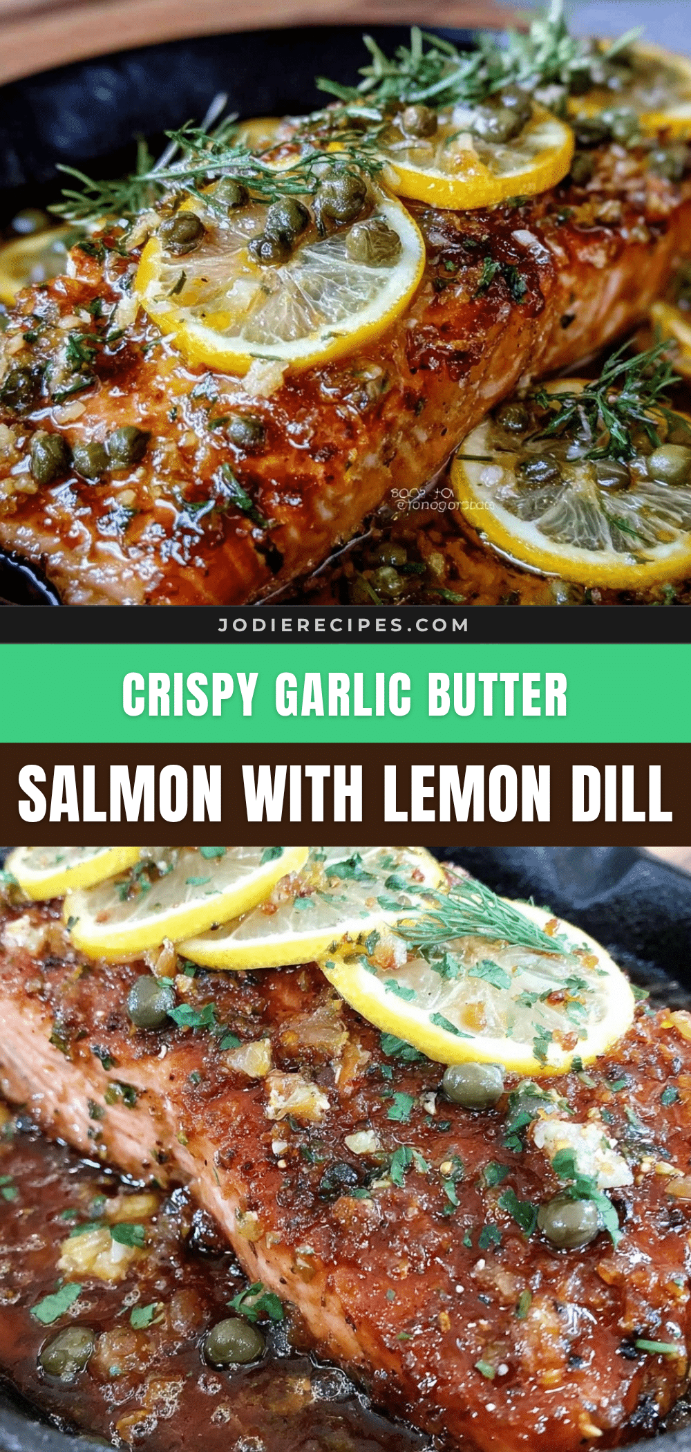 crispy garlic butter salmon recipe