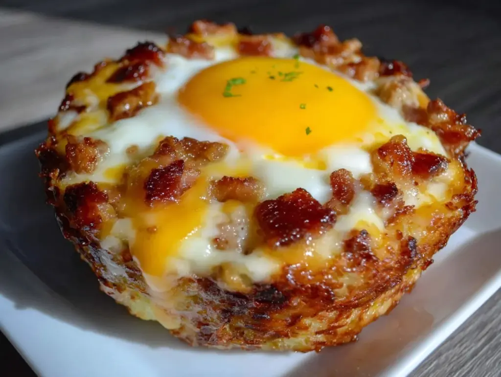 crispy hashbrown egg cups - featured image