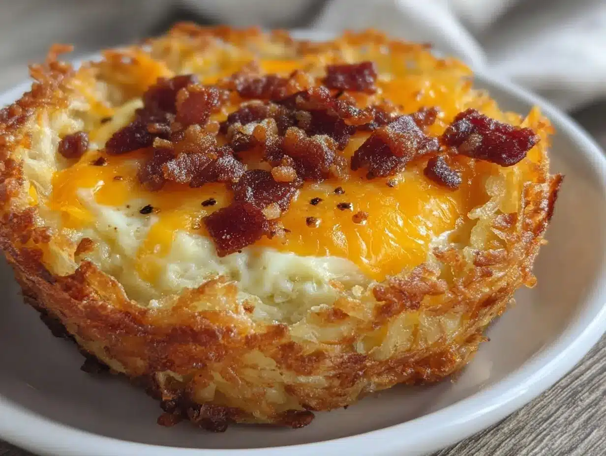 crispy hashbrown egg cups preparation steps