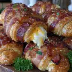 crispy mummy wrapped jalapeño popper crescents - featured image
