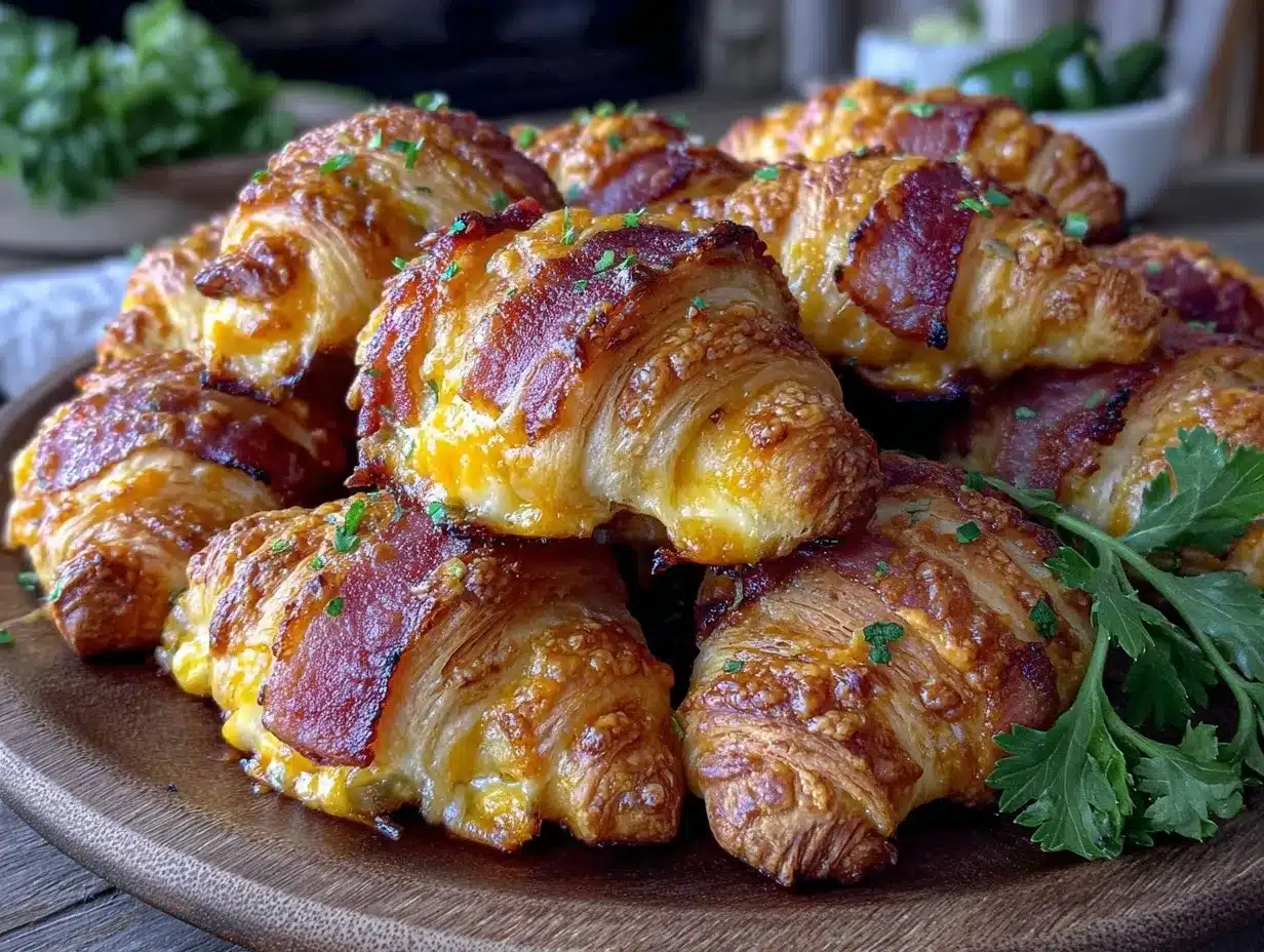 crispy mummy wrapped jalapeño popper crescents preparation steps