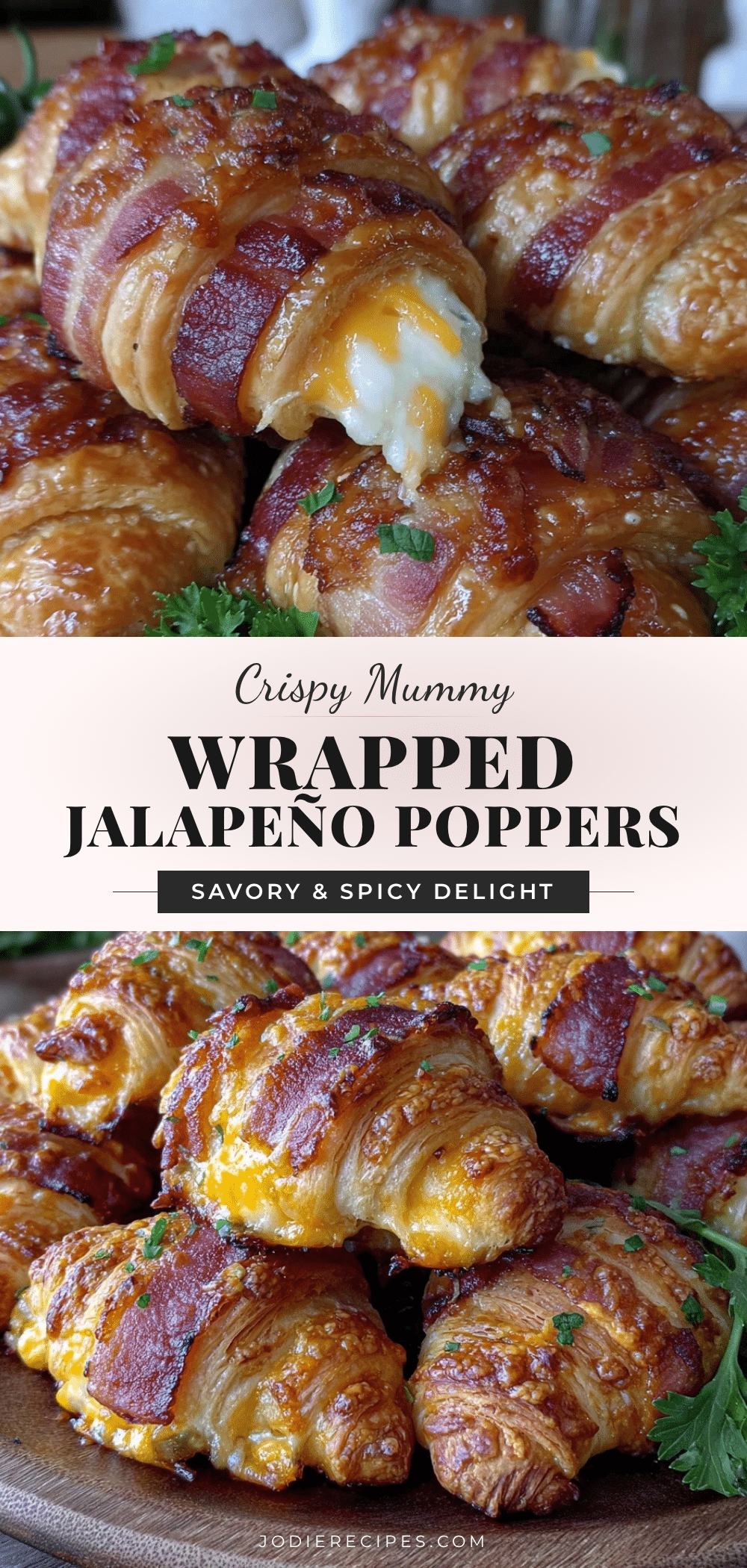 crispy mummy wrapped jalapeño popper crescents recipe