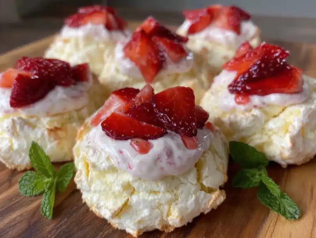 crispy pavlova cookies - featured image