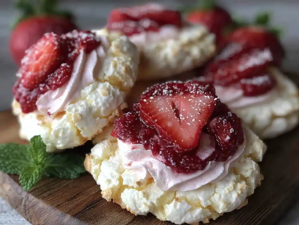 crispy pavlova cookies preparation steps