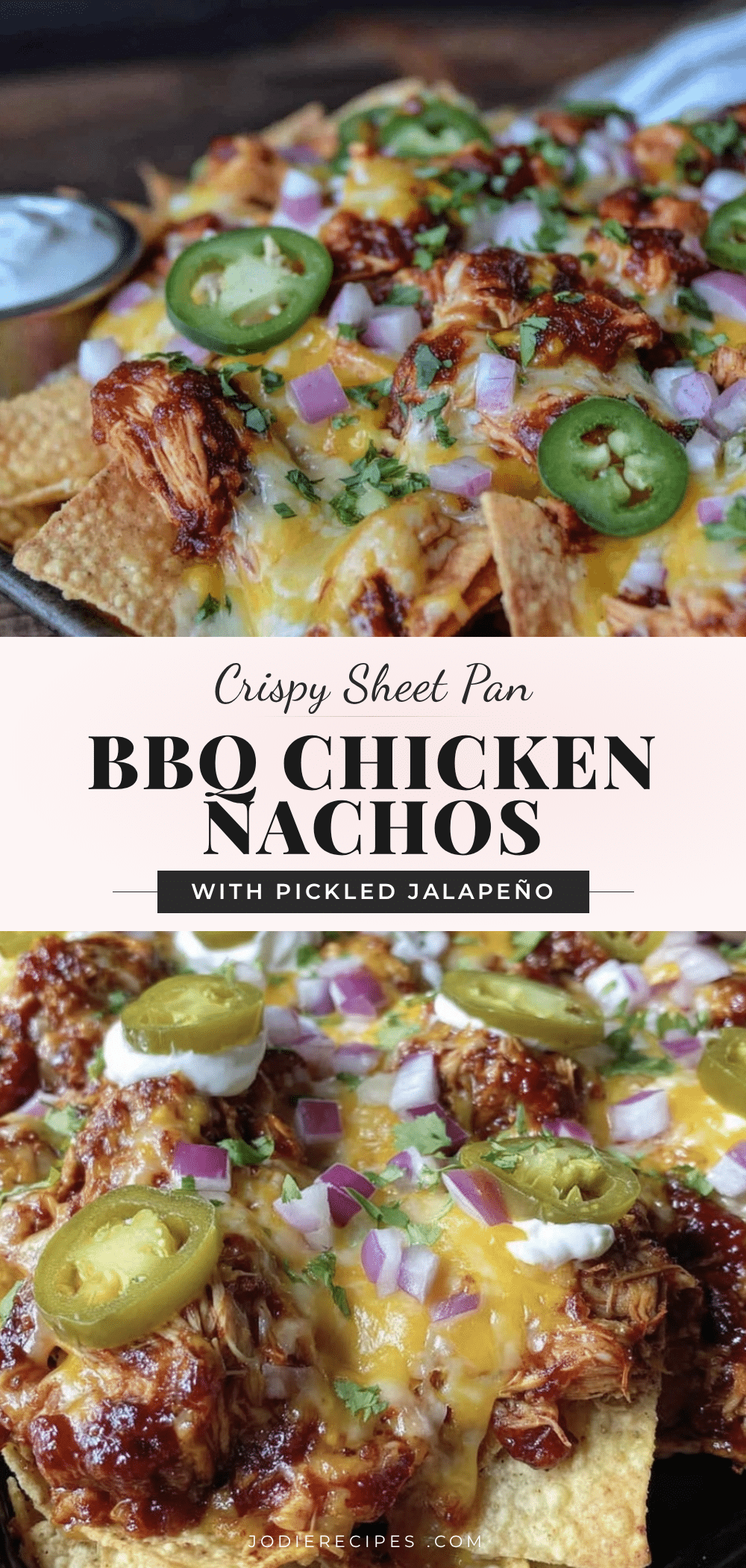 crispy sheet pan bbq chicken nachos recipe