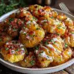crispy smashed potato salad - featured image