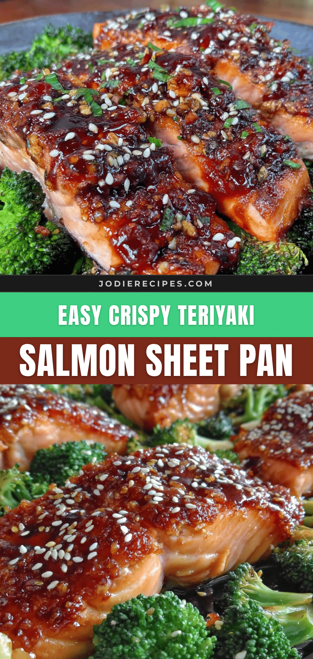crispy teriyaki salmon sheet pan recipe