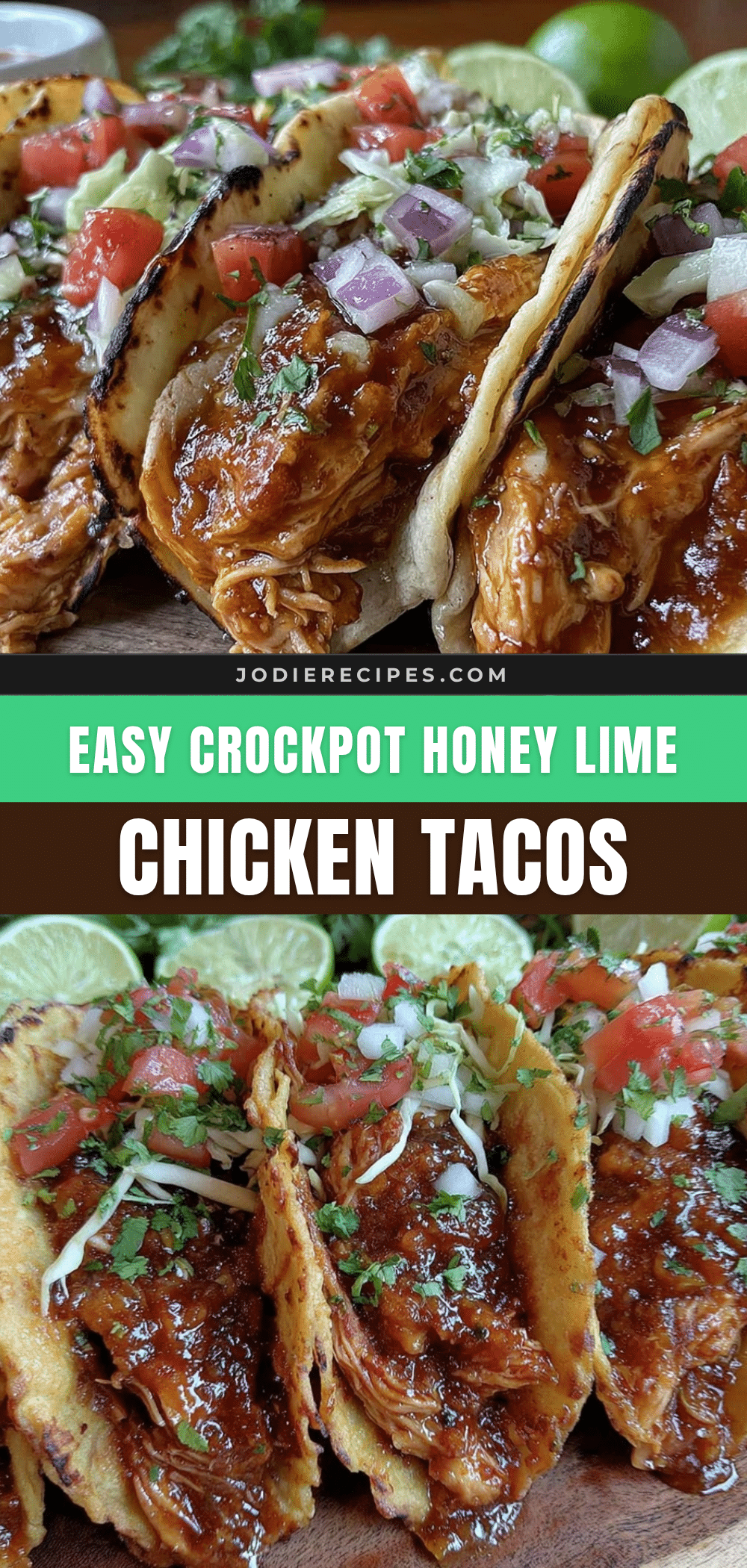 crockpot honey lime chicken street tacos recipe