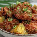 easy crockpot hawaiian teriyaki chicken - featured image
