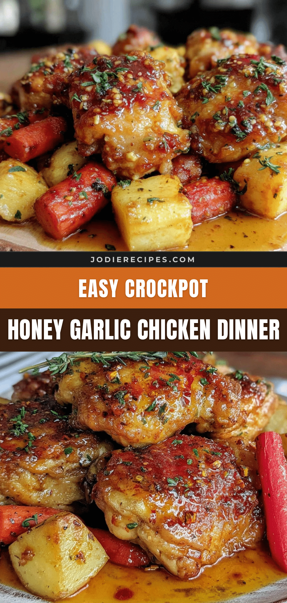easy crockpot honey garlic chicken recipe