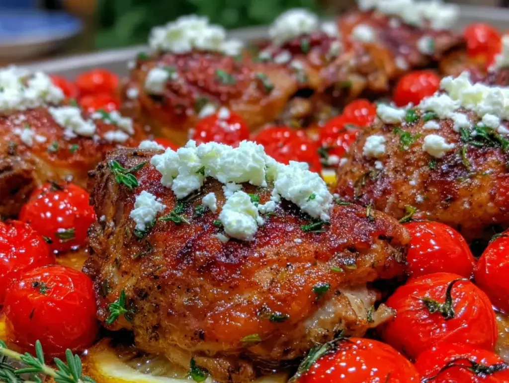Easy Sheet Pan Greek Chicken - featured image