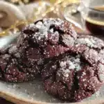 espresso brownie crinkle cookies - featured image